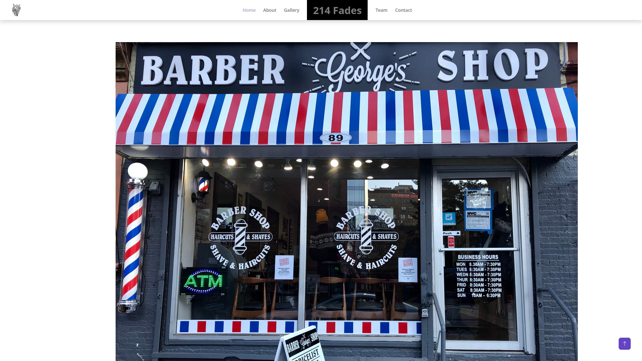Barbershop Website